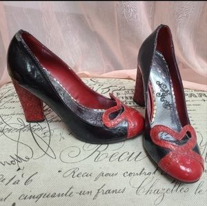 Naughty monkey "my heart is tied" maryjane pumps